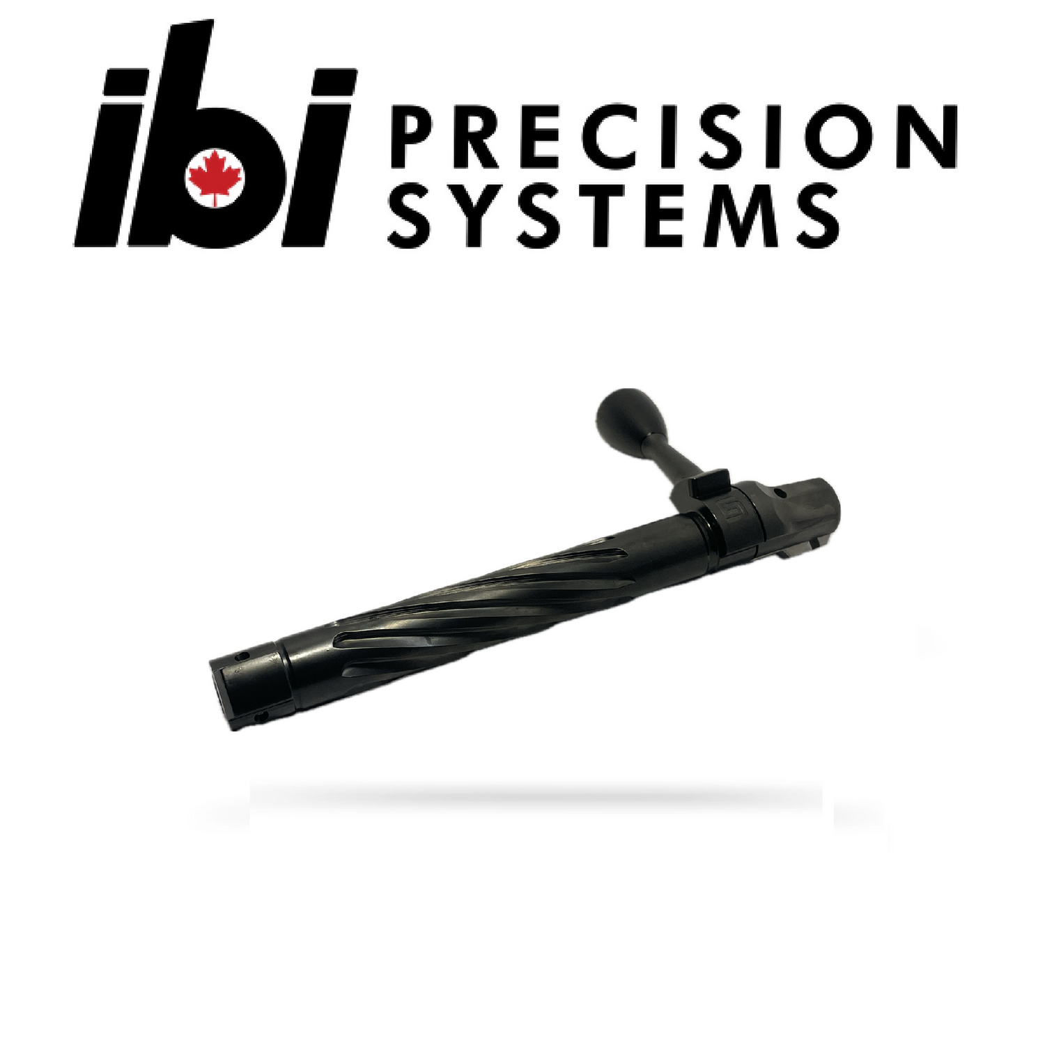 HMB Spare Bolt Assembly featuring a black precision-machined bolt with spiral fluting, designed for custom Remington 700 actions and barreled actions.