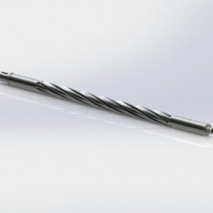 Rimfire Drop-In barrel with a fluted design, crafted for precision and compatibility with custom 22LR Remington actions and barreled actions.