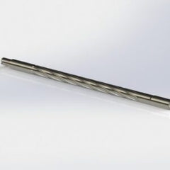 Rimfire Drop-In precision barrel with a fluted design made of stainless steel, ideal for custom 22LR Remington actions and barreled actions.