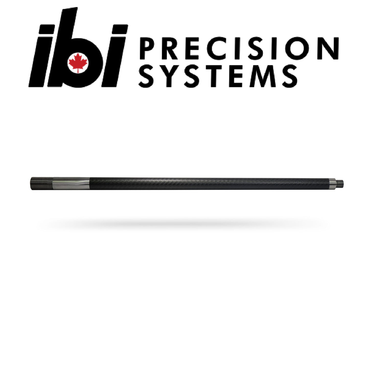 Carbon Pre-fits (Barrel Nut Style) carbon fiber barrel with precision-machined steel components, designed for custom barreled actions and enhanced performance.