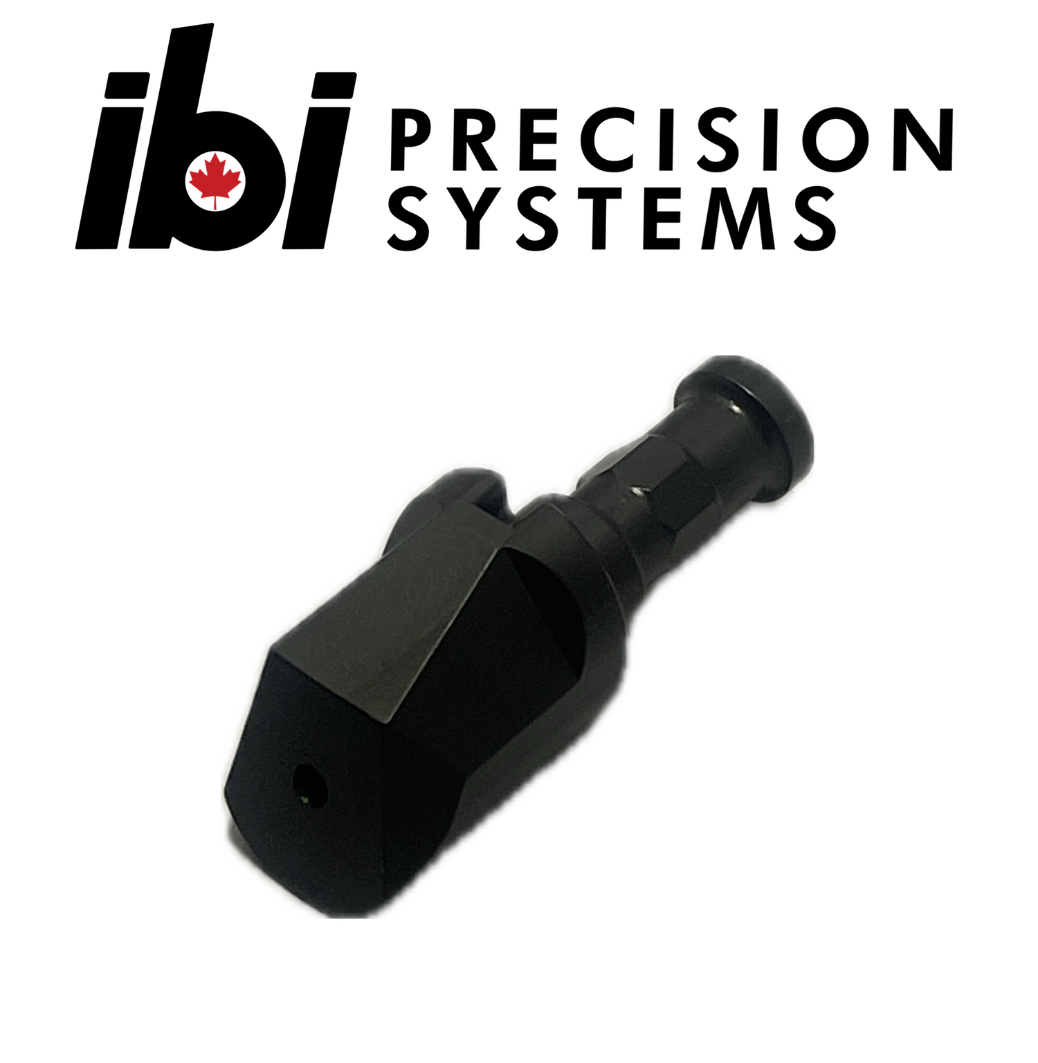 Deadline Bolt Shroud in black finish designed for precision firearms, featuring a compact and angular shape for enhanced durability and performance.