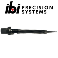 HMB Firing Pin Assembly shown horizontally with a black metal finish and coiled spring design under the IBI Precision Systems logo.