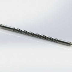 Rimfire Drop-In barrel with a fluted design, crafted for precision and compatibility with custom 22LR Remington actions and barreled actions.